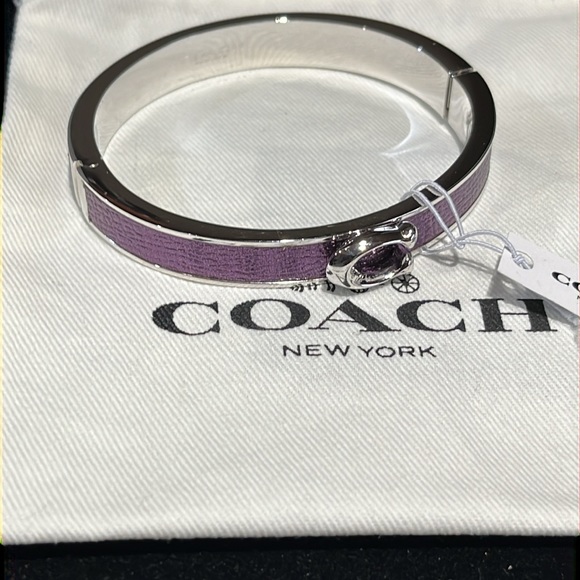 Coach Push Signature Hinged Bangle - Picture 3 of 6
